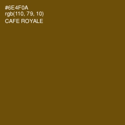 #6E4F0A - Cafe Royale Color Image